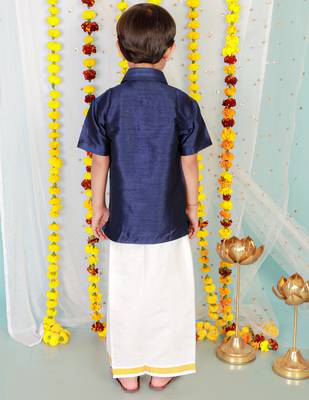 KID1 Boys Veshti Mundu Set 3