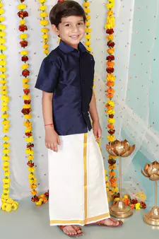 KID1 Boys Veshti Mundu Set