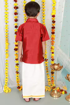 KID1 Boys Veshti Mundu Set