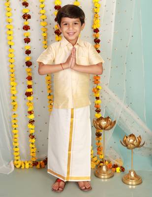 KID1 Boys Veshti Mundu Set 1