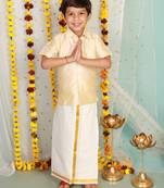 KID1 Boys Veshti Mundu Set