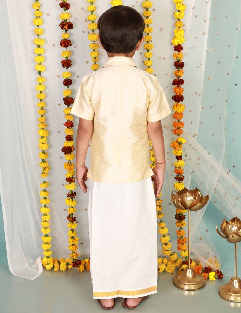 KID1 Boys Veshti Mundu Set