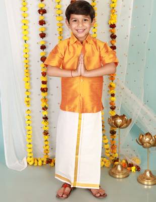 KID1 Boys Veshti Mundu Set 1