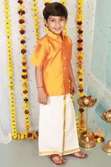 KID1 Boys Veshti Mundu Set