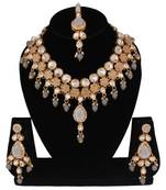 Grey cubic zirconia necklace-sets