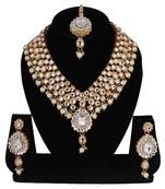 White cubic zirconia necklace-sets