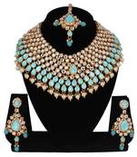 Blue cubic zirconia necklace-sets