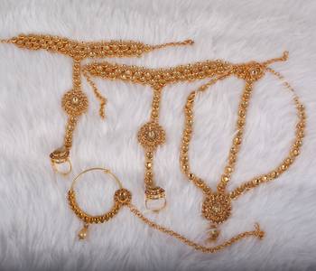Brown cubic zirconia bridal-kamarband 2