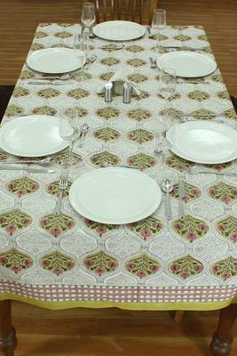 Handmade Table Cloth Block Print Napkins 1
