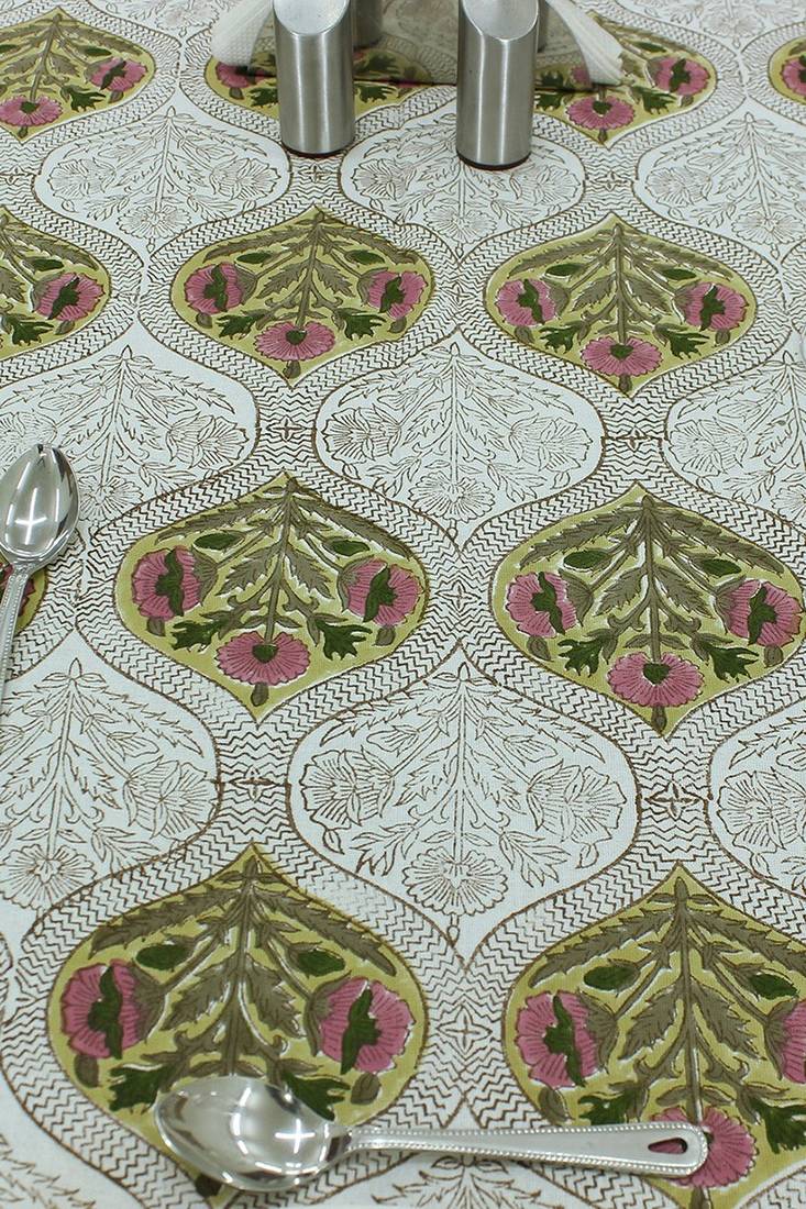 Handmade Table Cloth Block Print Napkins
