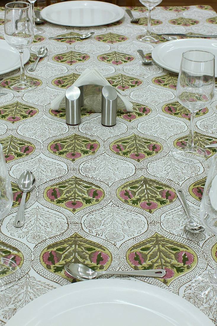 Handmade Table Cloth Block Print Napkins