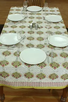 Handmade Table Cloth Block Print Napkins