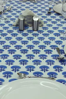 Handmade Table Cloth Block Print Napkins