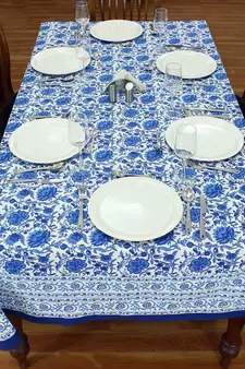 Handmade Table Cloth Block Print Napkins