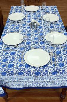 Handmade Table Cloth Block Print Napkins