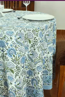 Handmade Table Cloth Block Print Napkins