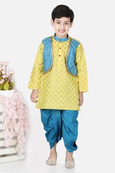 Cotton Full Sleeve Kurta Pajama - Indigo