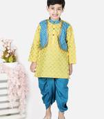 Cotton Full Sleeve Kurta Pajama - Indigo