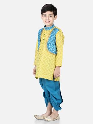 Cotton Full Sleeve Kurta Pajama - Indigo 2