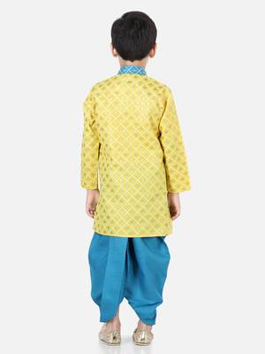 Cotton Full Sleeve Kurta Pajama - Indigo 3