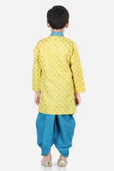 Cotton Full Sleeve Kurta Pajama - Indigo