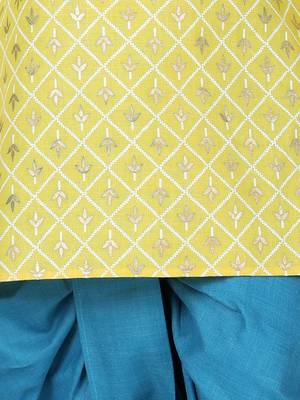 Cotton Full Sleeve Kurta Pajama - Indigo 4