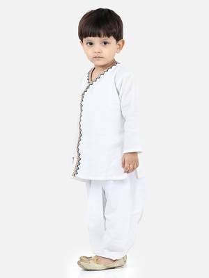 Cotton Full Sleeve Kurta Pajama - Indigo 2