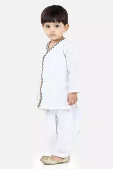 Cotton Full Sleeve Kurta Pajama - Indigo