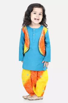 Cotton Full Sleeve Kurta Pajama - Indigo