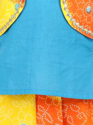 Cotton Full Sleeve Kurta Pajama - Indigo 4