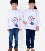 Cotton Holi Full Sleeve Kurta - White 