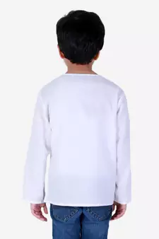 Cotton Holi Full Sleeve Kurta - White 
