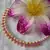 Pink beads pearl necklace
