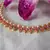 Pink beads pearl necklace