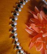 Black Beads Pearl Necklace