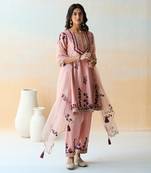 Onion Pink Kurta Set