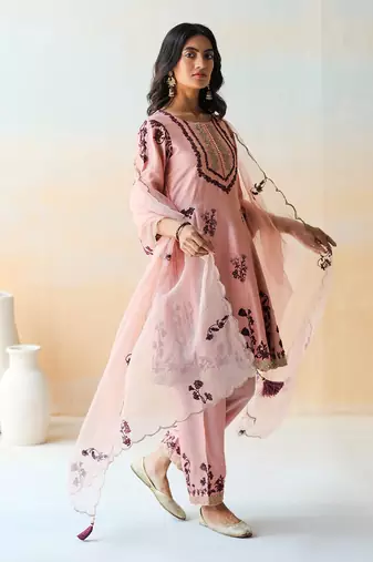 Onion Pink Kurta Set