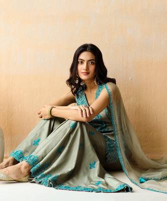 Sea Salt Green Tunic & Sharara Set 3