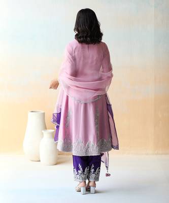 Lilac & Purple  Kurta Set 6
