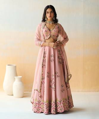 Onion Pink Lehenga Set 1