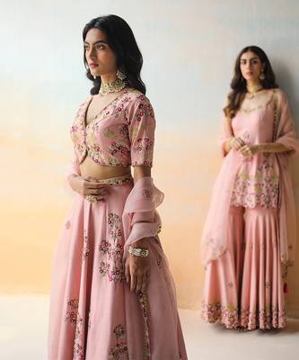 Onion Pink Lehenga Set 2