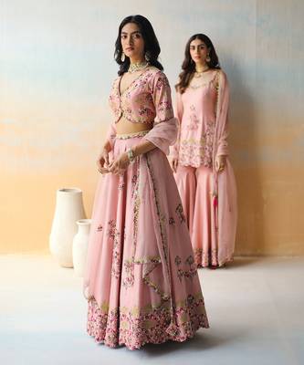 Onion Pink Lehenga Set 3
