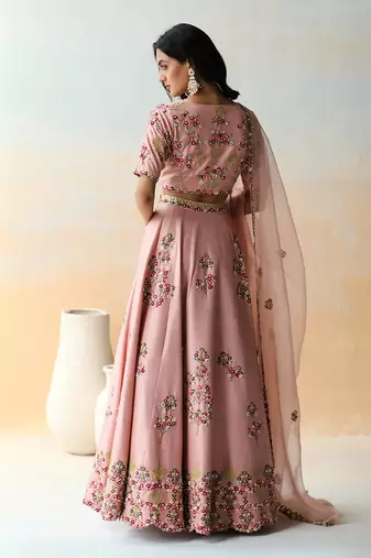 Onion Pink Lehenga Set
