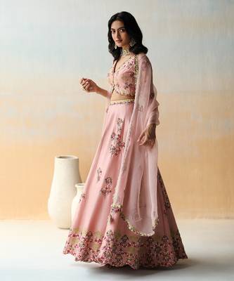 Onion Pink Lehenga Set 7