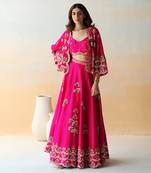 Fuchsia Pink Lehenga Set