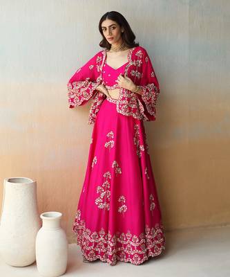 Fuchsia Pink Lehenga Set 5