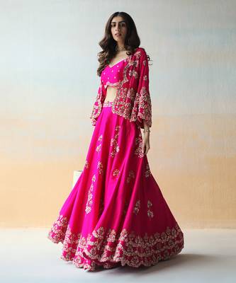 Fuchsia Pink Lehenga Set 6