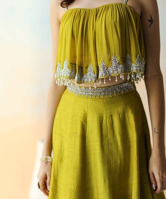 Lime Green Lehenga Set 2