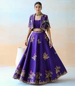 Bright Purple Lehenga Set
