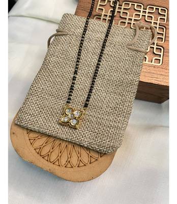 Yellow diamond mangalsutra 4